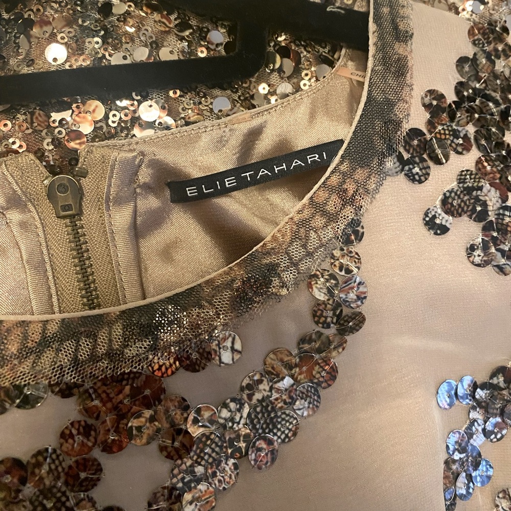 Elle Tahari sequin dress